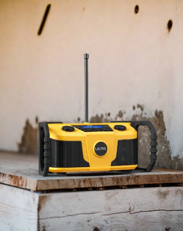Baustellenradio DAB+ DAB FM Radio Mit Akku,Outdoor Radio Mit Bluetooth