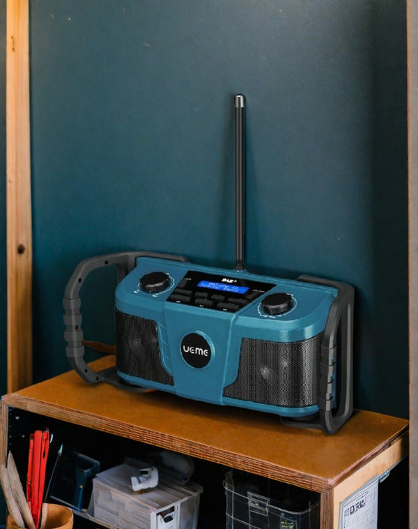 Baustellenradio DAB+ DAB FM Radio Mit Akku,Outdoor Radio Mit Bluetooth